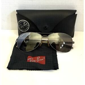 Ray-Ban RB 8301 004/N8 59-14 3P Gunmetal Carbon Fiber SUNGLASSES Polarized